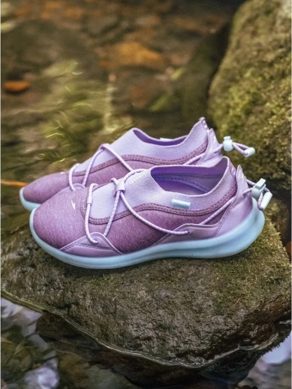 Girls Shoes Speedo Water Shoes Junior WaterTrek - Lilac/Hawaiian Breeze L(4/5)